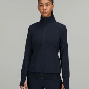 NWOT Lululemon black soft lightweight jacket with drawstring waist